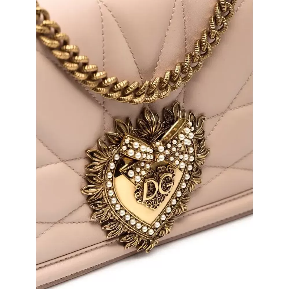 Dolce & Gabbana Devotion Logo Plaque Shoulder Bag