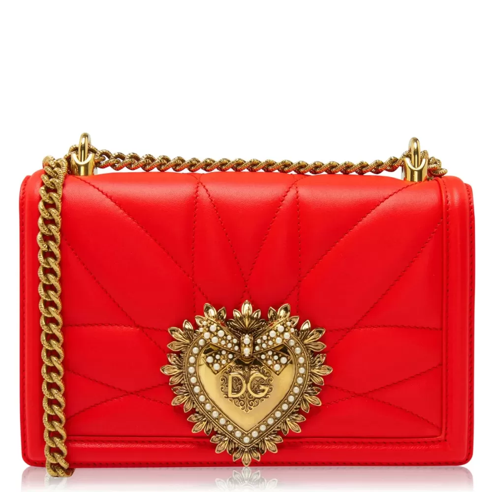 Dolce & Gabbana Devotion Logo Plaque Shoulder Bag