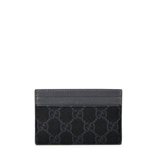 Black GG Monogram Card Holder