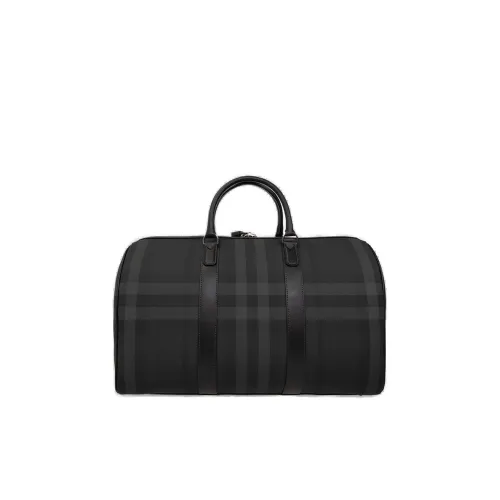 Burberry Checked Zipped Duffel Bag