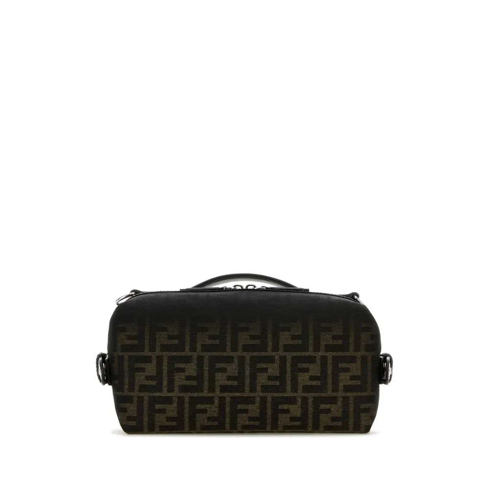 Fendi FF Jacquard Eclissi Fendi Siesta Small Clutch Bag