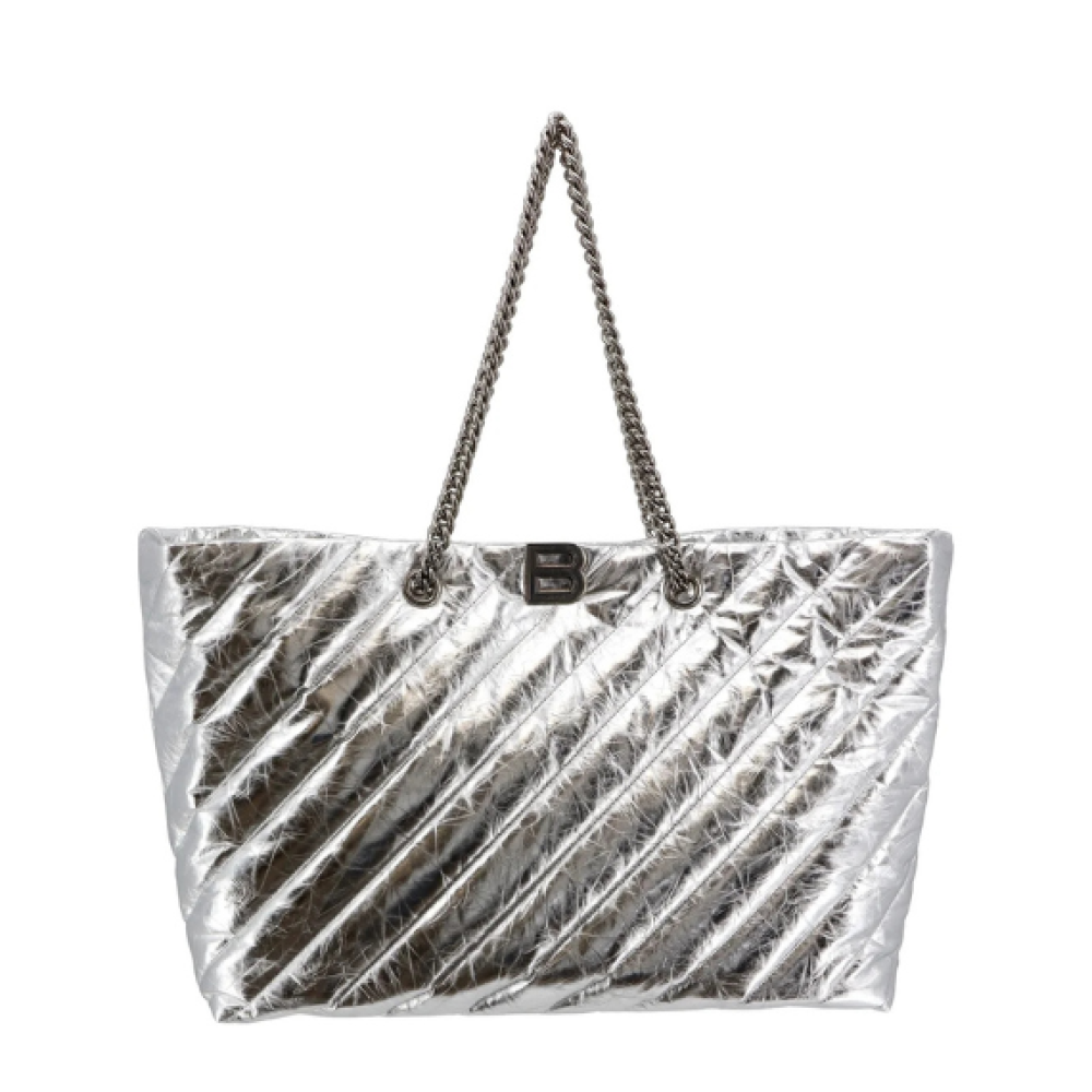 Balenciaga Crush Large Quilted Tote Bag