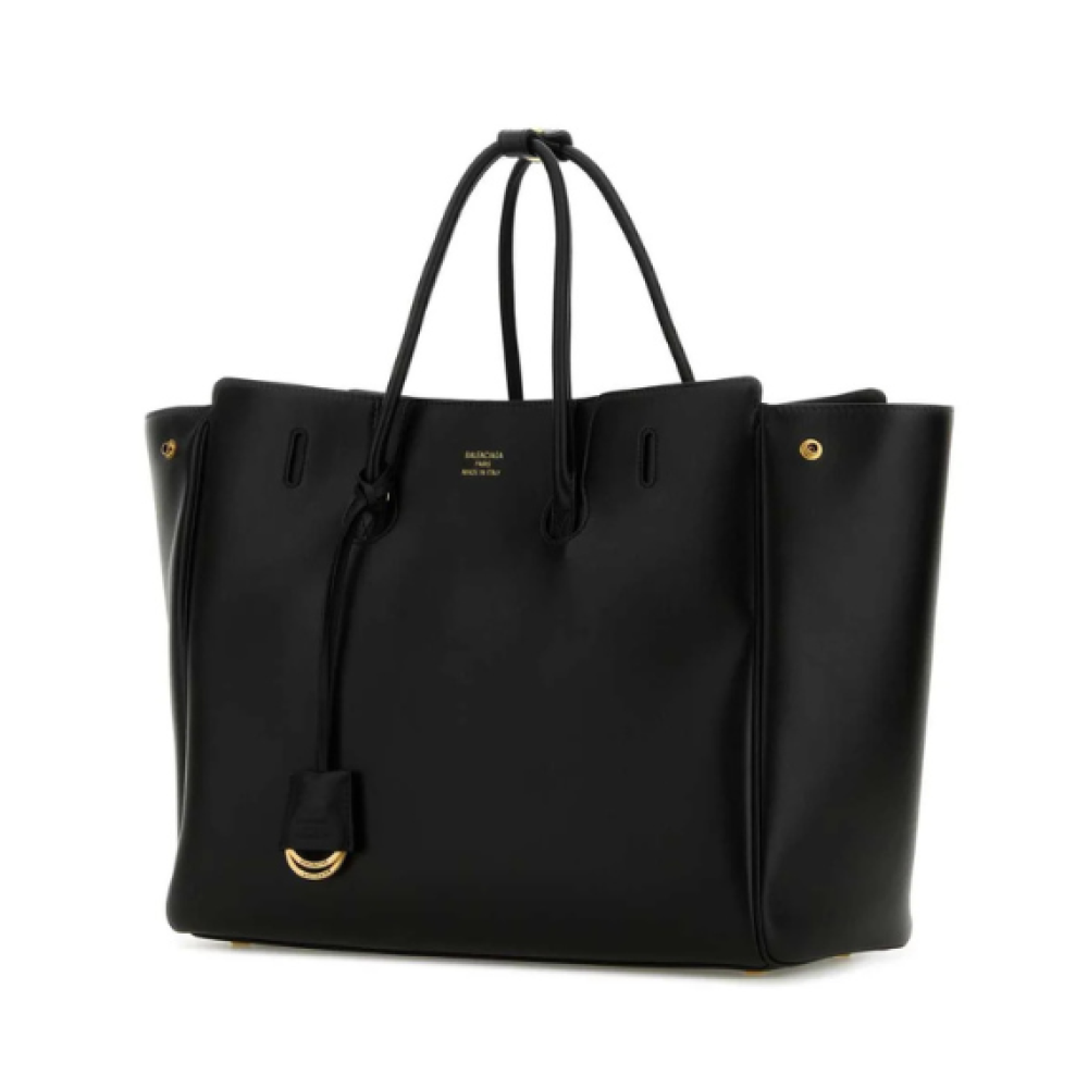 Balenciaga Hampton Logo Printed Tote Bag