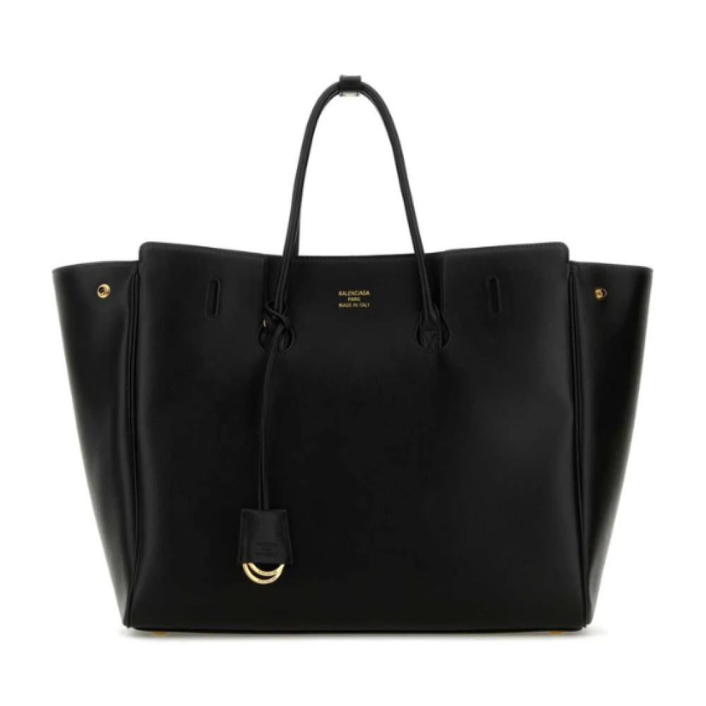 Balenciaga Hampton Logo Printed Tote Bag