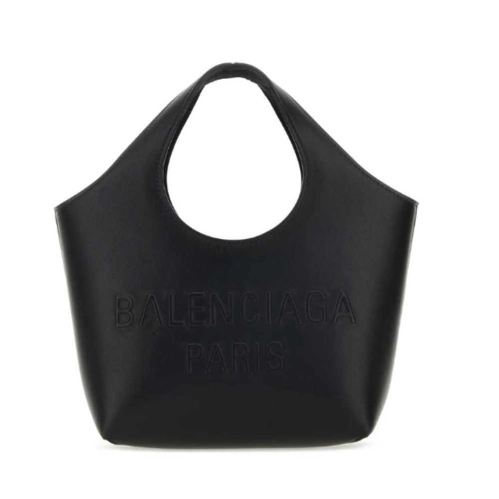 Balenciaga Logo Debossed Loop Handle Tote Bag