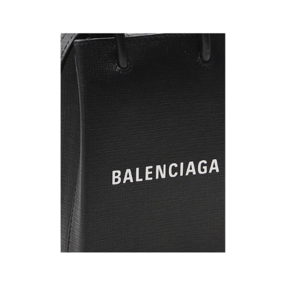 Balenciaga Logo Phone Holder Tote Bag
