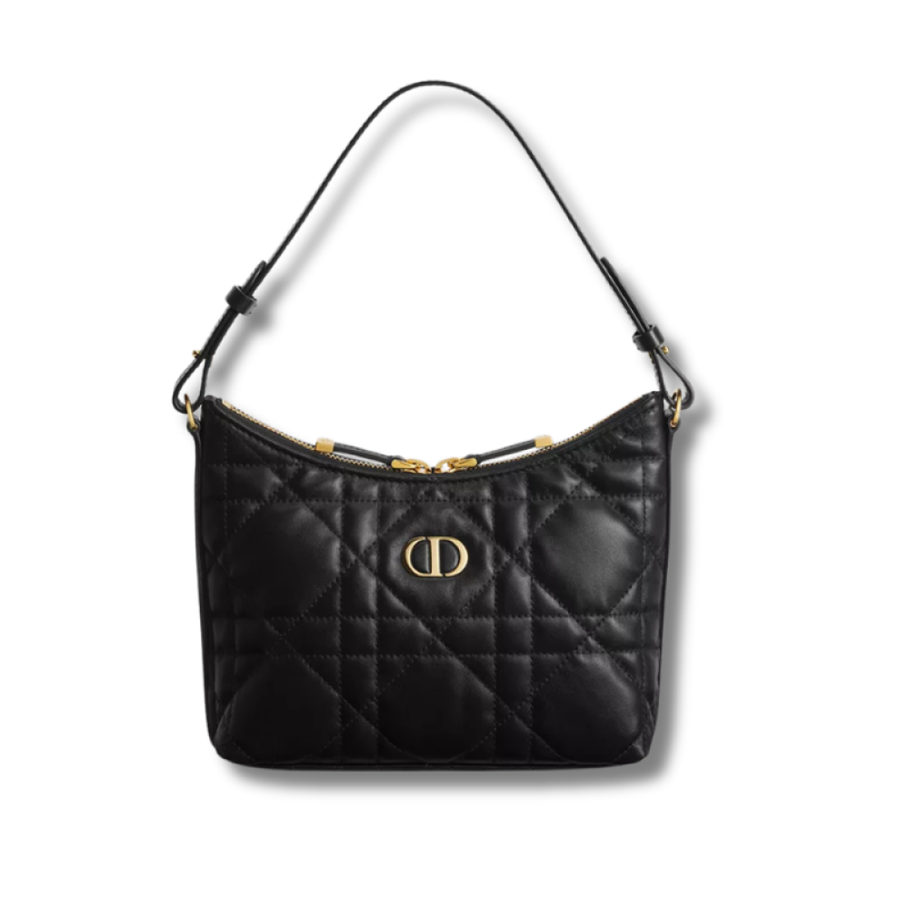Black Macrocannage Lambskin