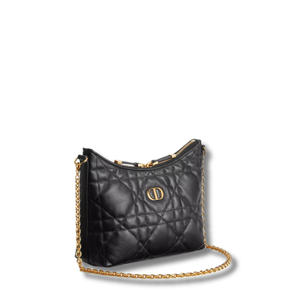 Black Macrocannage Lambskin