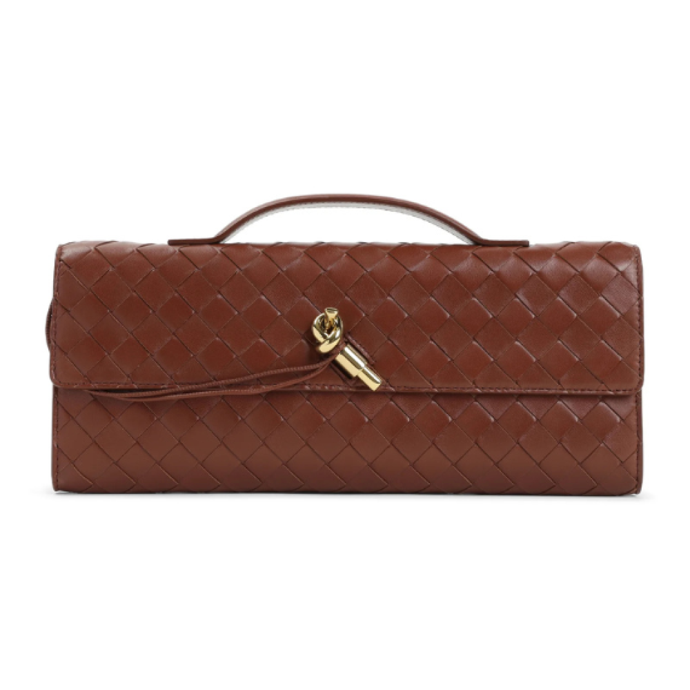 Bottega Veneta Andiamo Intrecciato Clutch Bag