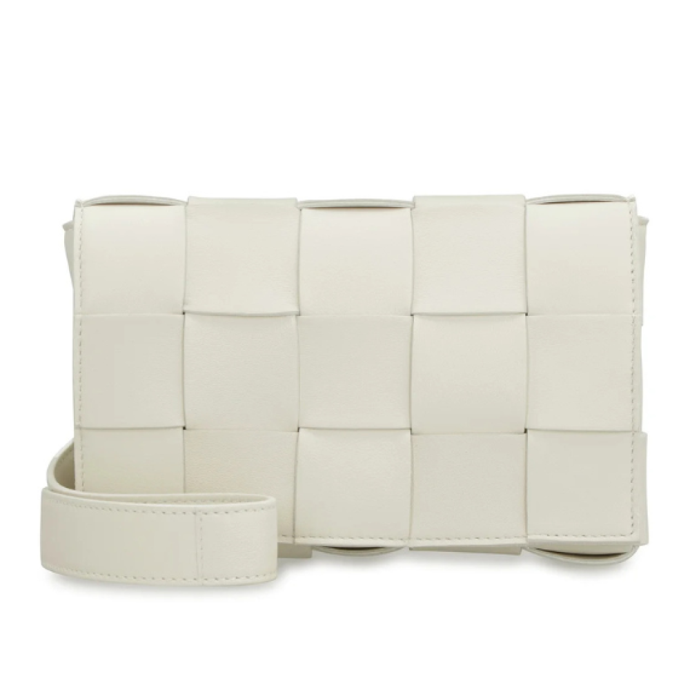 Bottega Veneta Interwoven Fold-Over Shoulder Bag