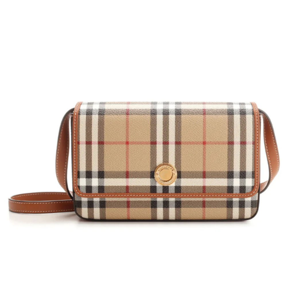 Burberry Checked Small Shoulder Bag