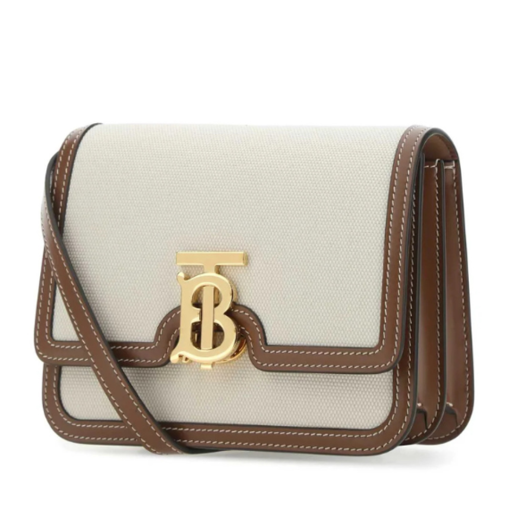 Burberry Logo-Plaque Shoulder Bag