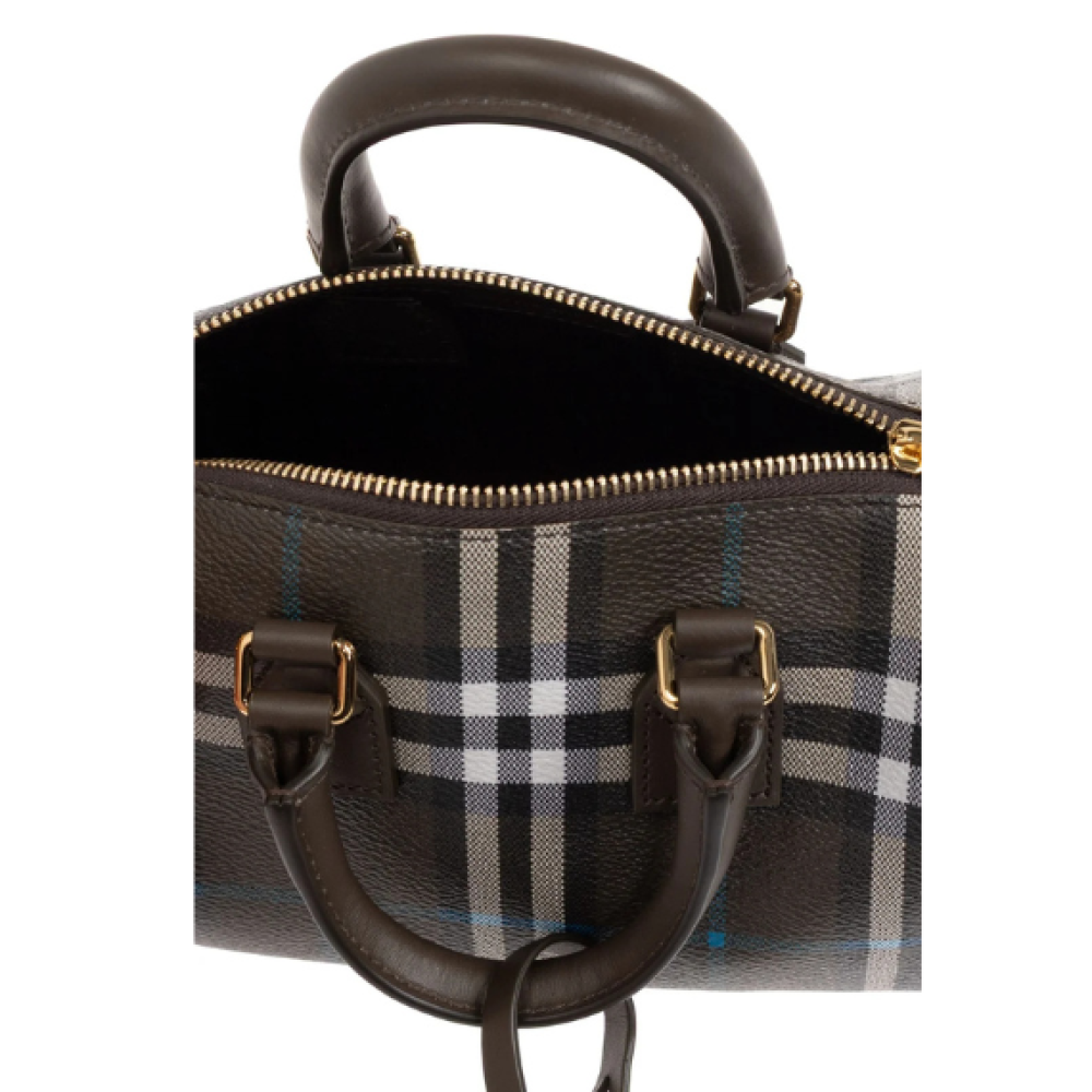 Burberry Freya Checked Tote Bag