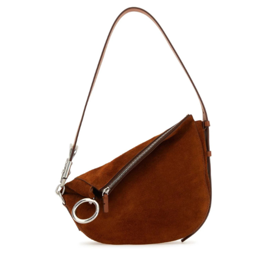 Burberry Small Knight Zipped Shoulder Bag