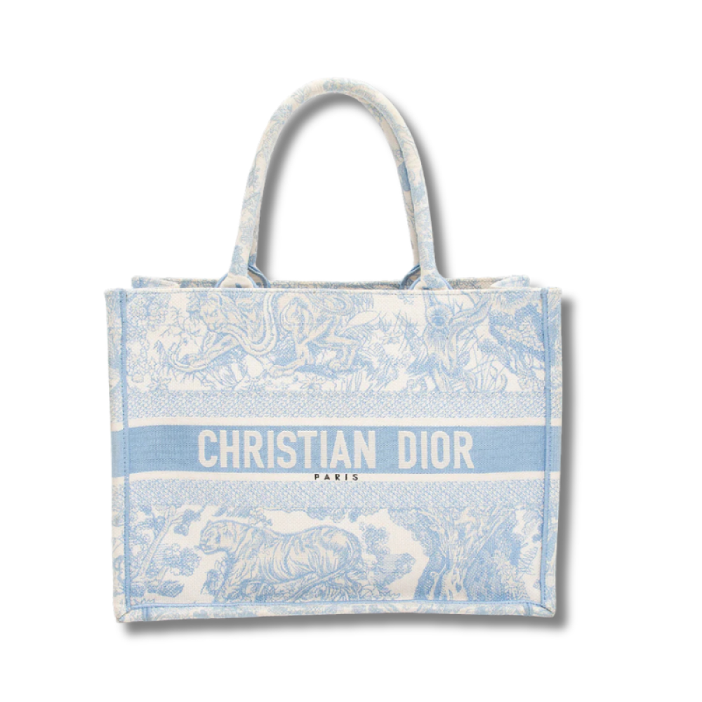 DIOR TOTE MEDIUM- blue