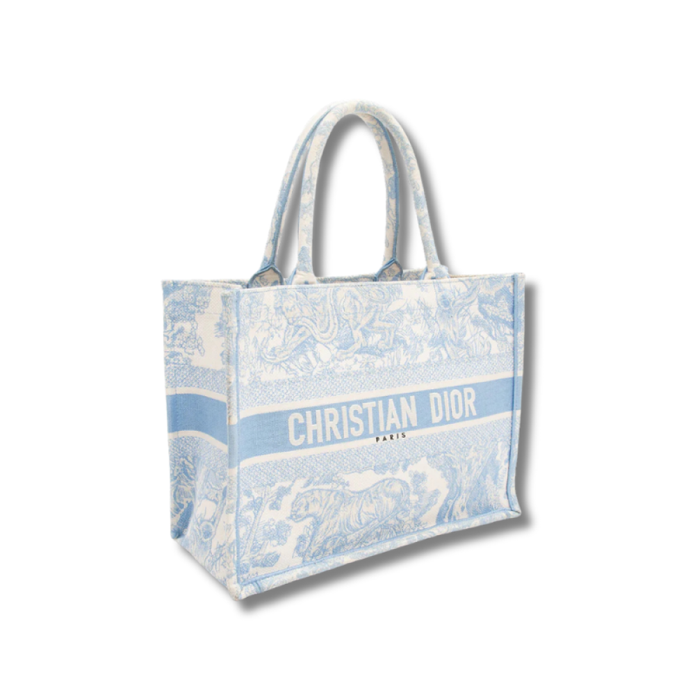 DIOR TOTE MEDIUM- blue