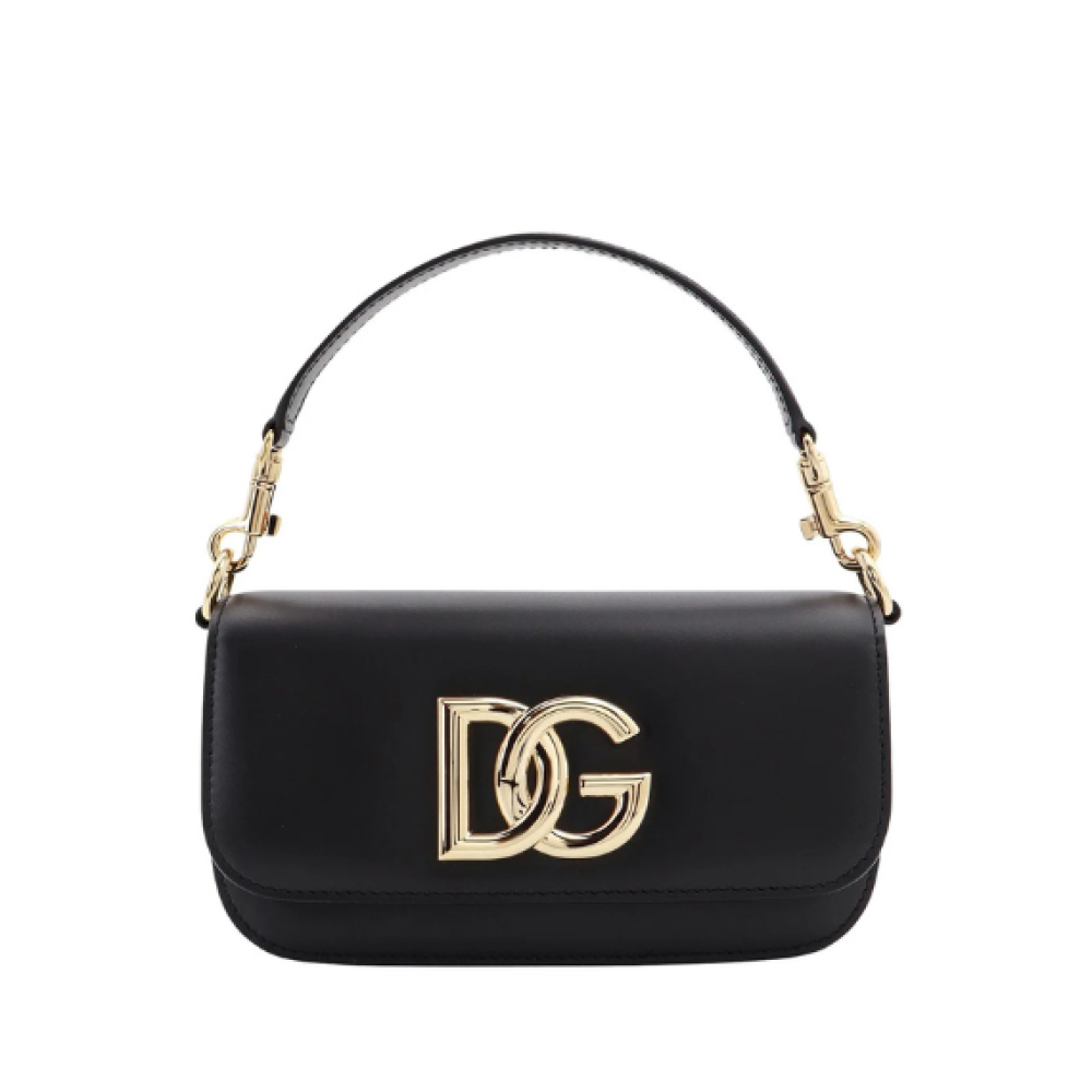 Dolce & Gabbana 3.5 Logo Plaque Small Shoulder Bag