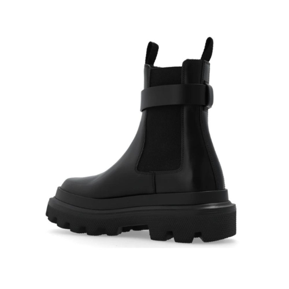 Dolce & Gabbana Dolce & Gabbana Branded Strap Ankle Boots