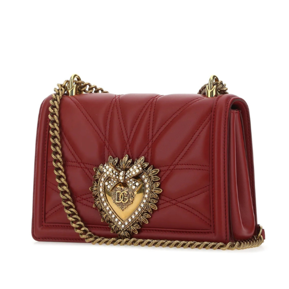 Dolce & Gabbana Devotion Logo Plaque Shoulder Bag