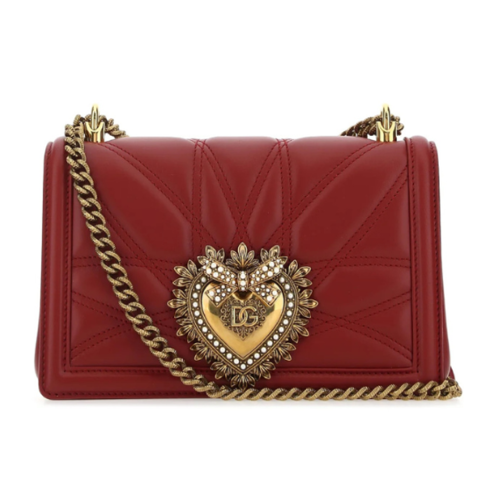 Dolce & Gabbana Devotion Logo Plaque Shoulder Bag