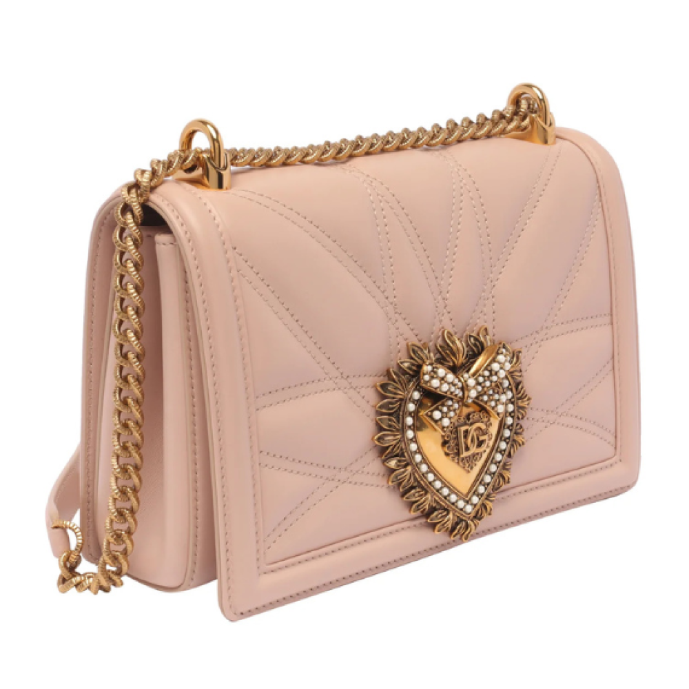 Dolce & Gabbana Devotion Logo Plaque Shoulder Bag