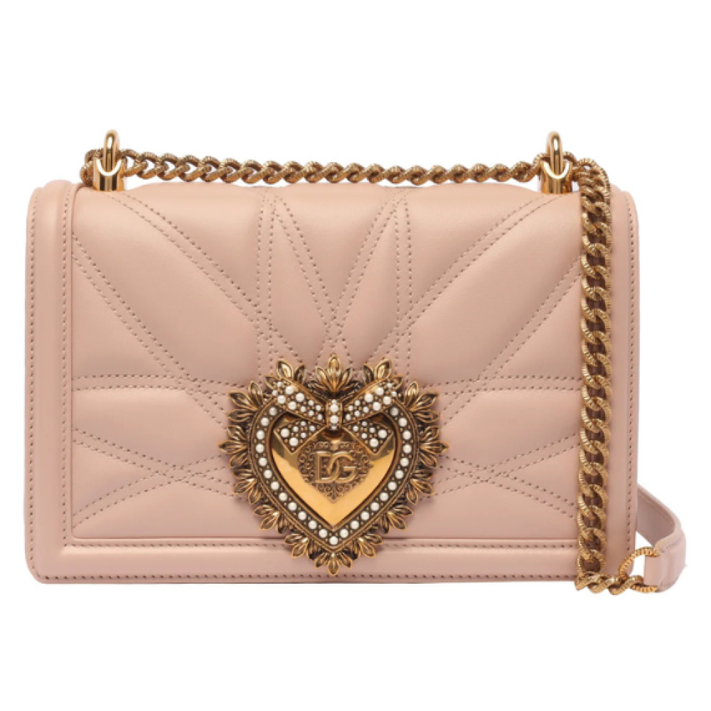 Dolce & Gabbana Devotion Logo Plaque Shoulder Bag