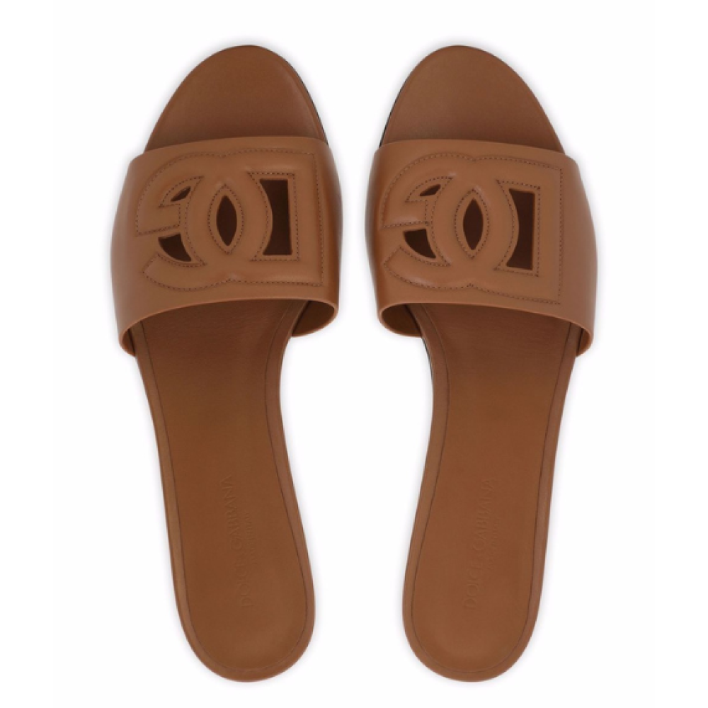 Dolce & Gabbana DG-logo leather sandals
