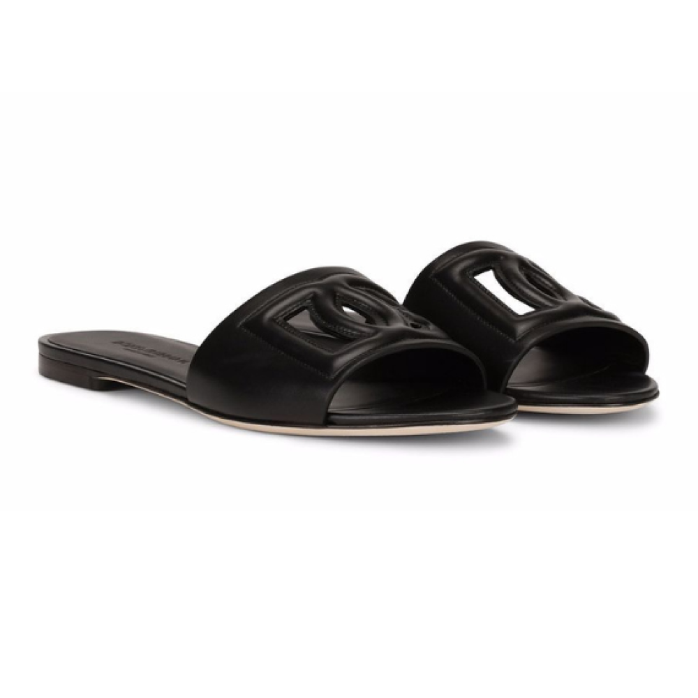 Dolce & Gabbana DG Millenials leather sandals
