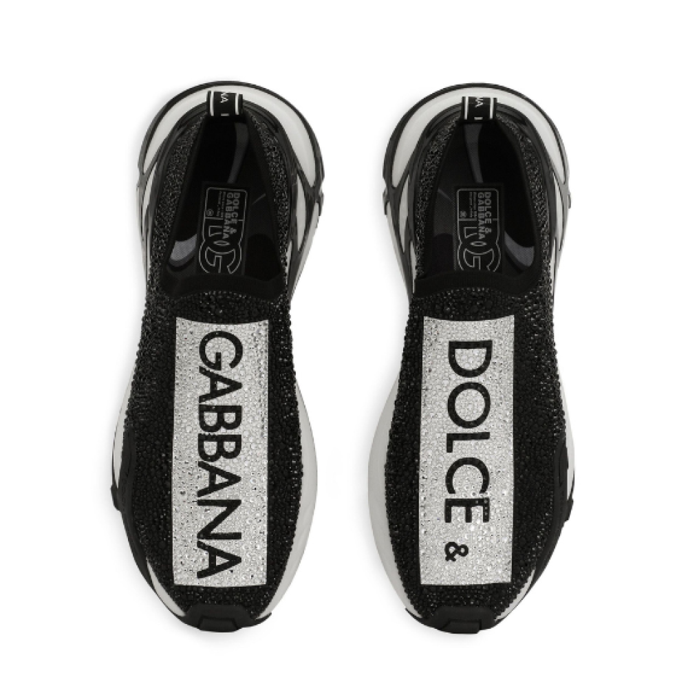 Dolce & Gabbana Fast rhinestone-embellished sneakers