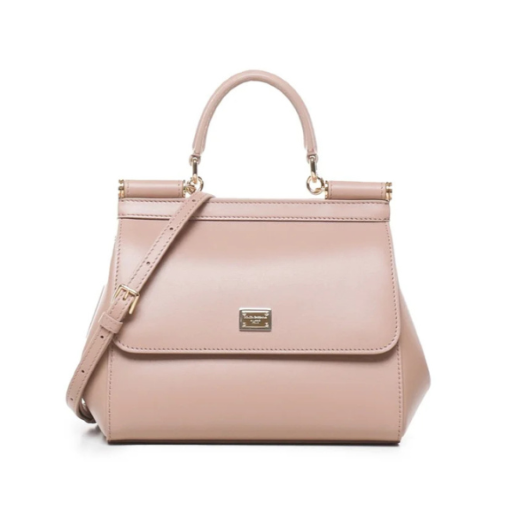 Dolce & Gabbana Fold-Over Top Handle Bag