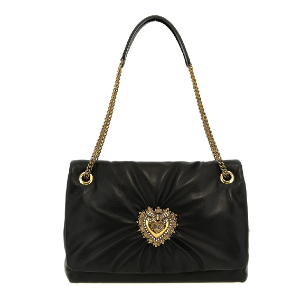 Dolce & Gabbana Logo Embellished Devotion Shoulder Bag