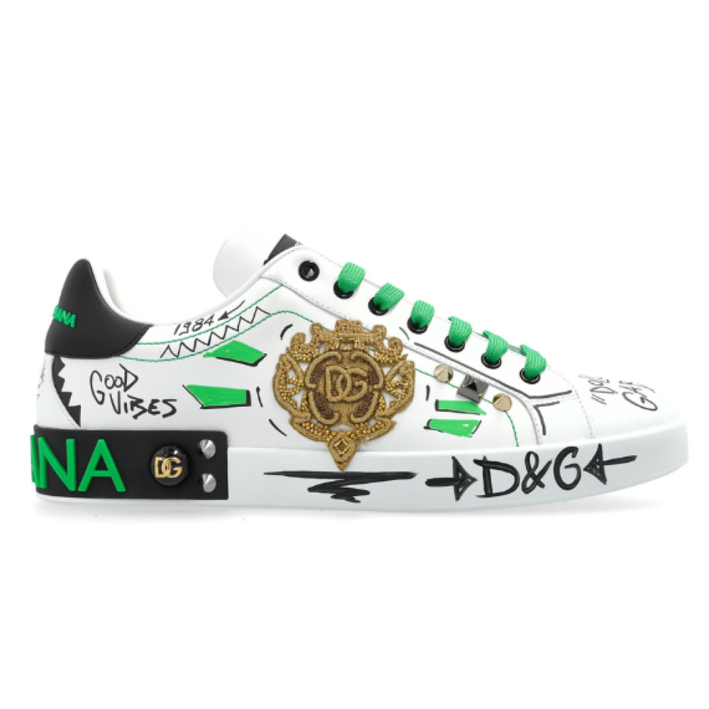Dolce & Gabbana logo-patch sneakers