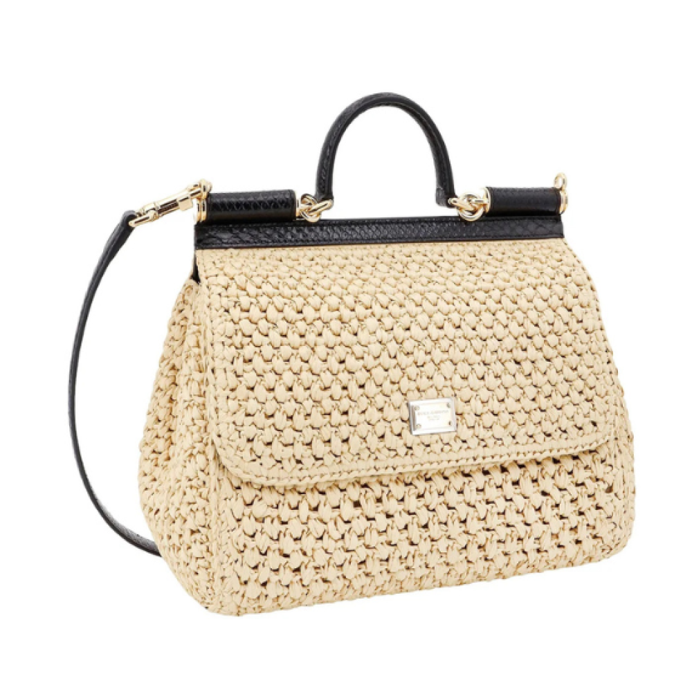 Dolce & Gabbana Logo Plaque Large Sicily Handbag