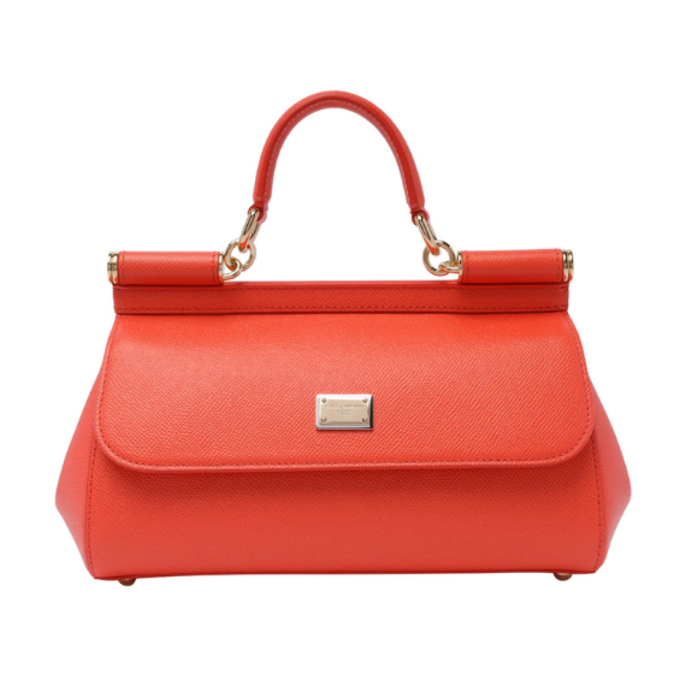 Dolce & Gabbana Logo Plaque Sicily Shoulder Bag