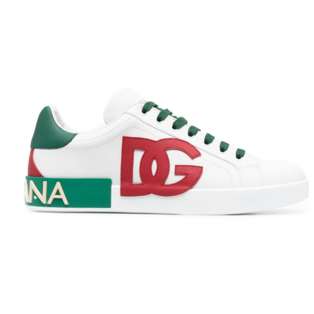 Dolce & Gabbana Portofino logo-patch sneakers