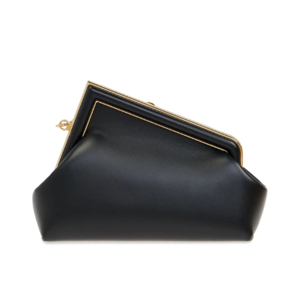 Fendi Logo Detailed Small Clutch Bag