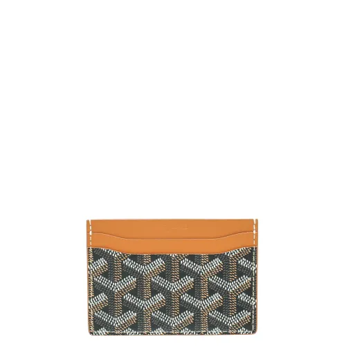 Goyard Brown Goyardine Saint Sulpice Card Holder