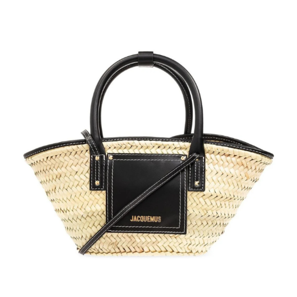 Jacquemus Le Panier Soli Logo Plaque Mini Tote Bag