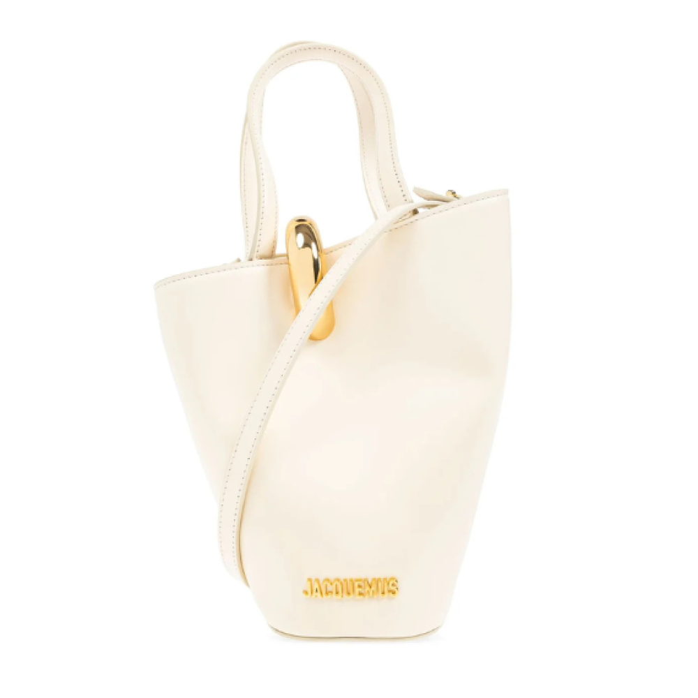 Jacquemus Le Petit Bombola Logo Plaque Bucket Bag
