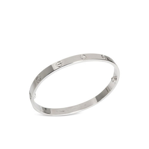 Cartier white gold Love bracelet