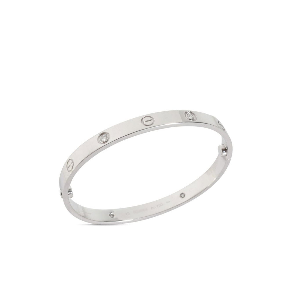 Cartier white gold Love bracelet diamond