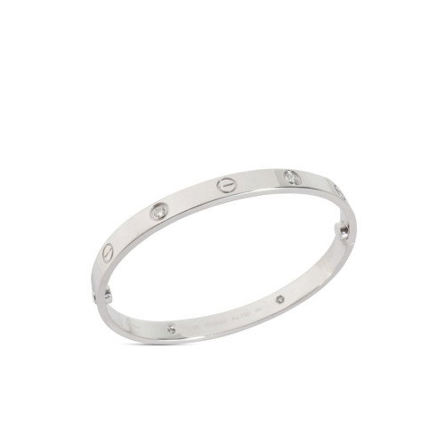 Cartier white gold Love bracelet diamond