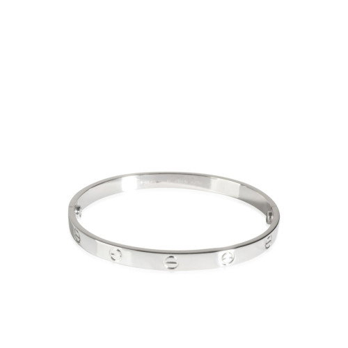 Cartier white gold Love bracelet
