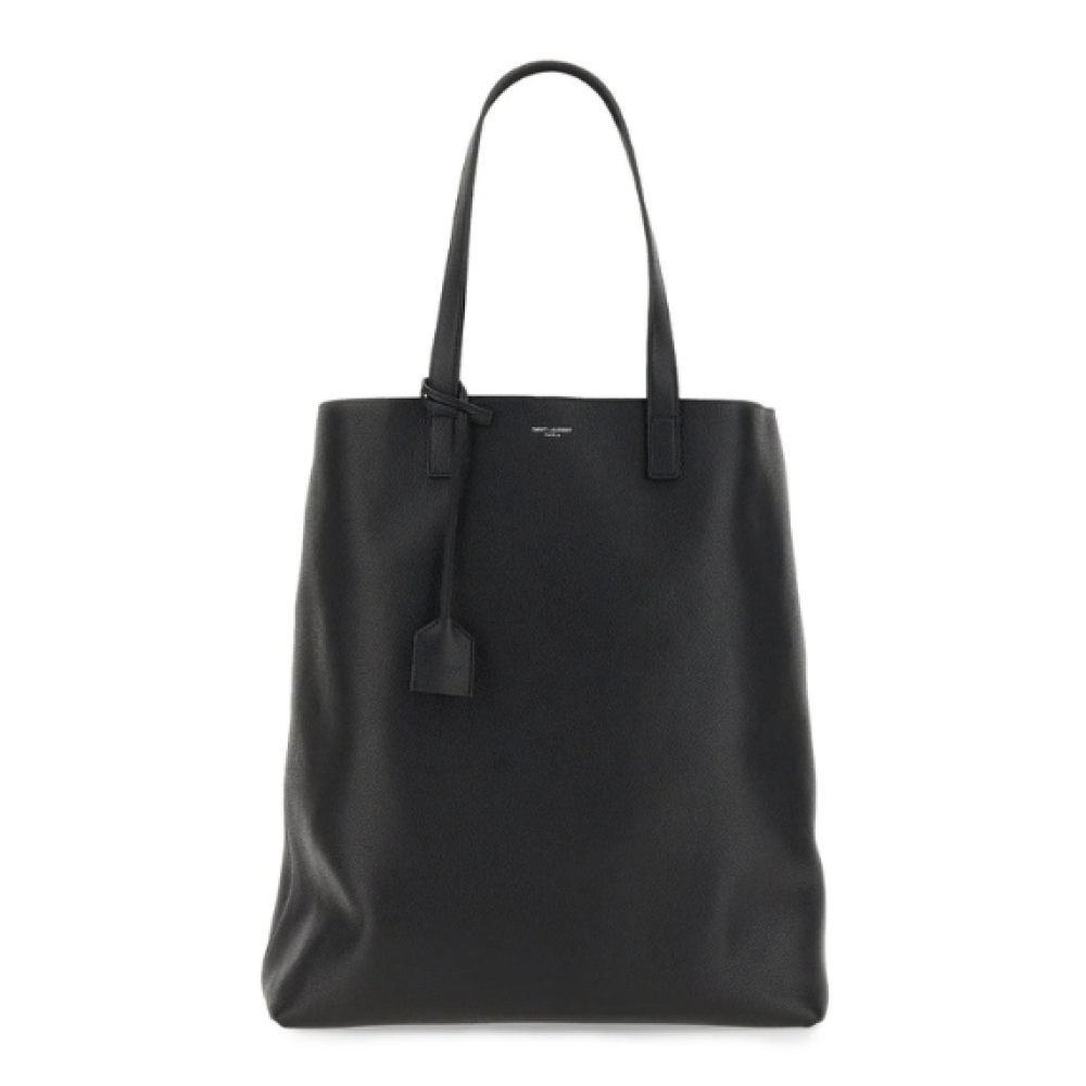 Saint Laurent Bold Logo Detailed Tote Bag