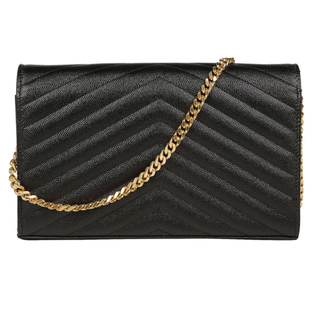 Saint Laurent Monogram Chain Wallet