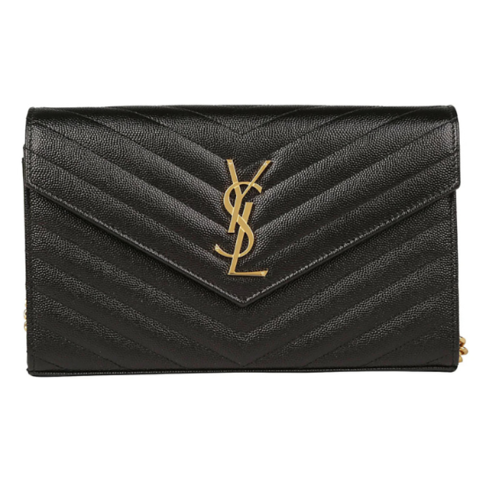 Saint Laurent Monogram Chain Wallet