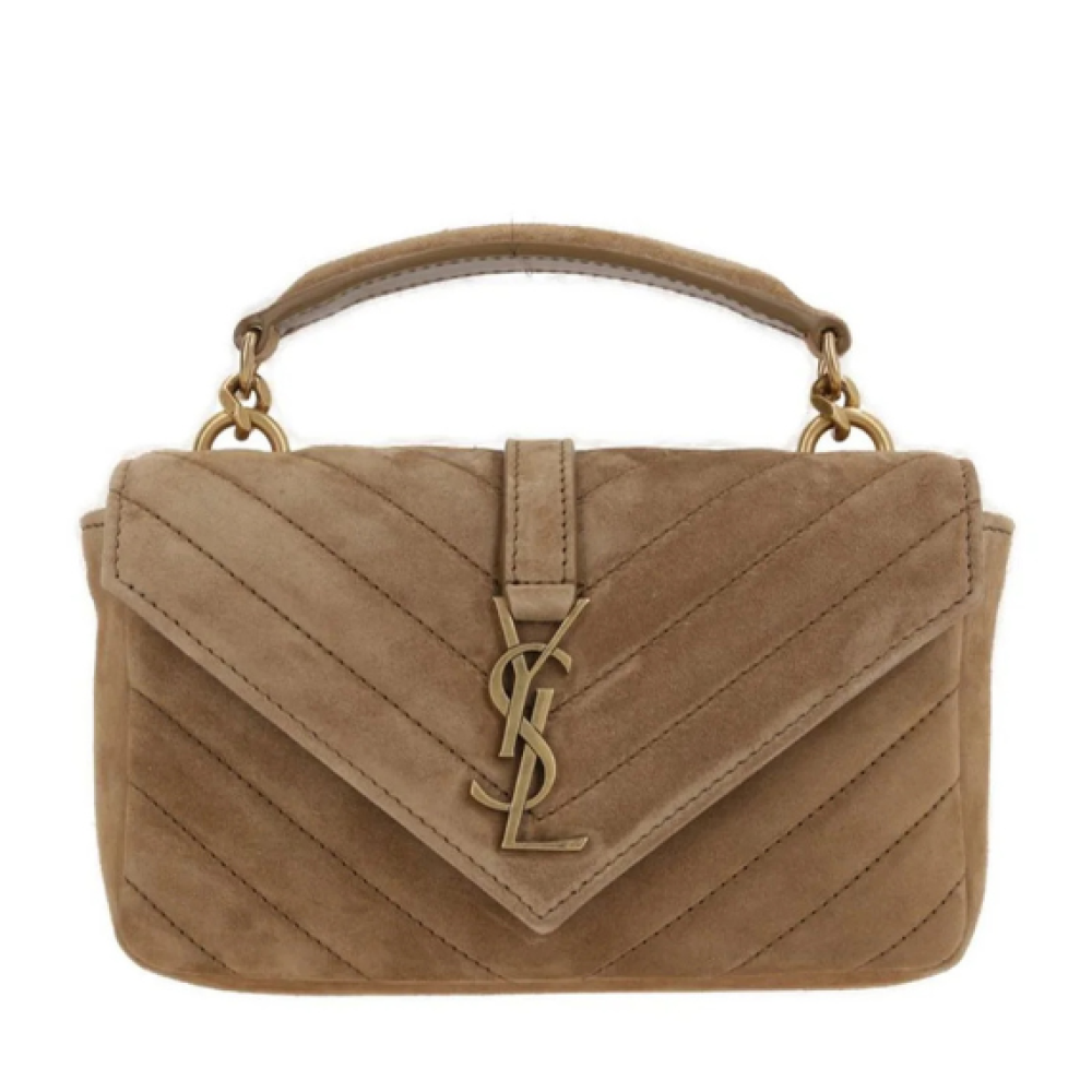 Saint Laurent College Logo Plaque Tote Bag