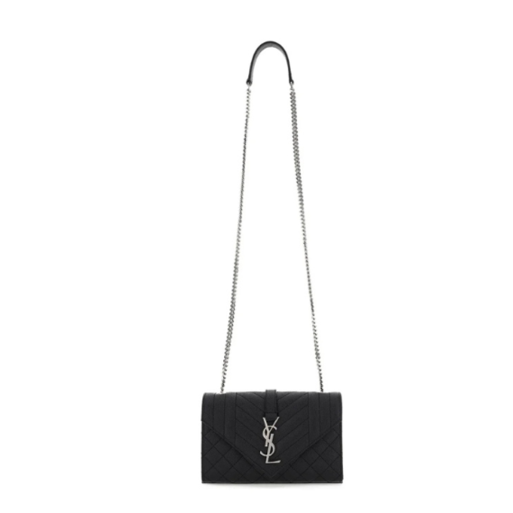 Saint Laurent Envelope Matelassé Small Crossbody Bag