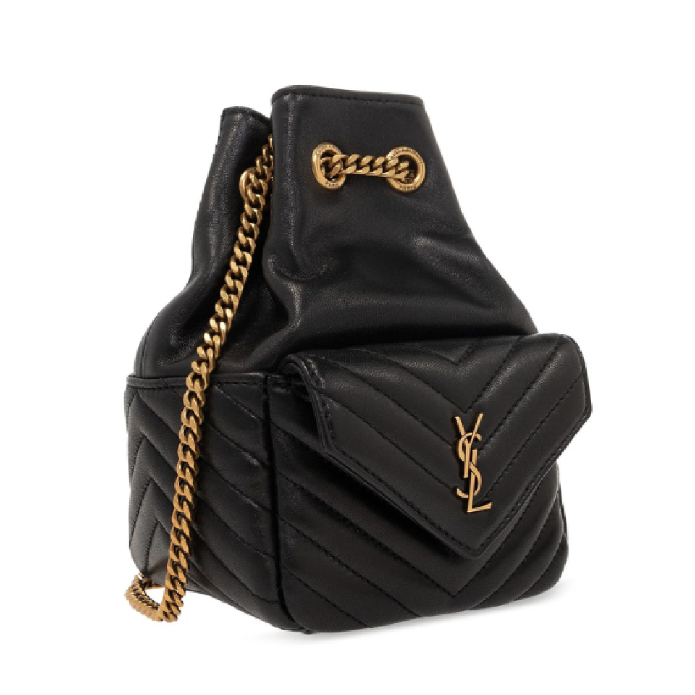 Saint Laurent Joe Nano Quilted Bucket Bag