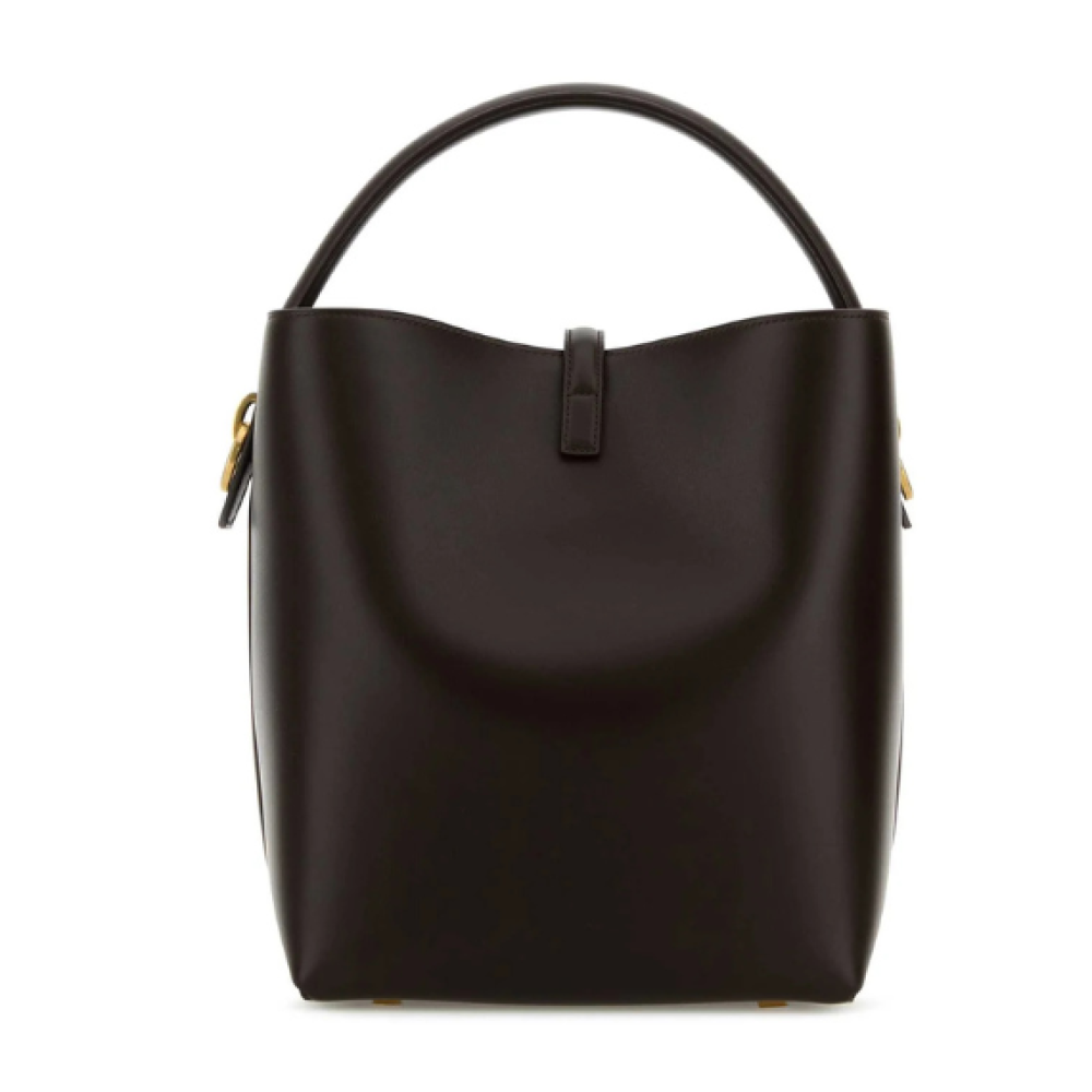 Saint Laurent Le 37 Logo Plaque Tote Bag